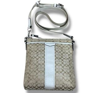 Coach Canvas & Leather Crossbody Bag